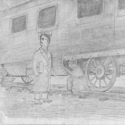 Zeichnung der Flucht von Coenraad Liebrecht Temminck-Groll, undatiert. Dokumentationszentrum NS-Zwangsarbeit
