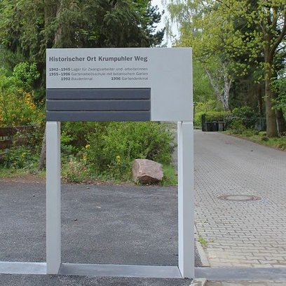 Historischer Ort Krumpuhler Weg, Eingang Museum Reinickendorf Historischer Ort Krumpuhler Weg, Eingang Museum Reinickendorf
