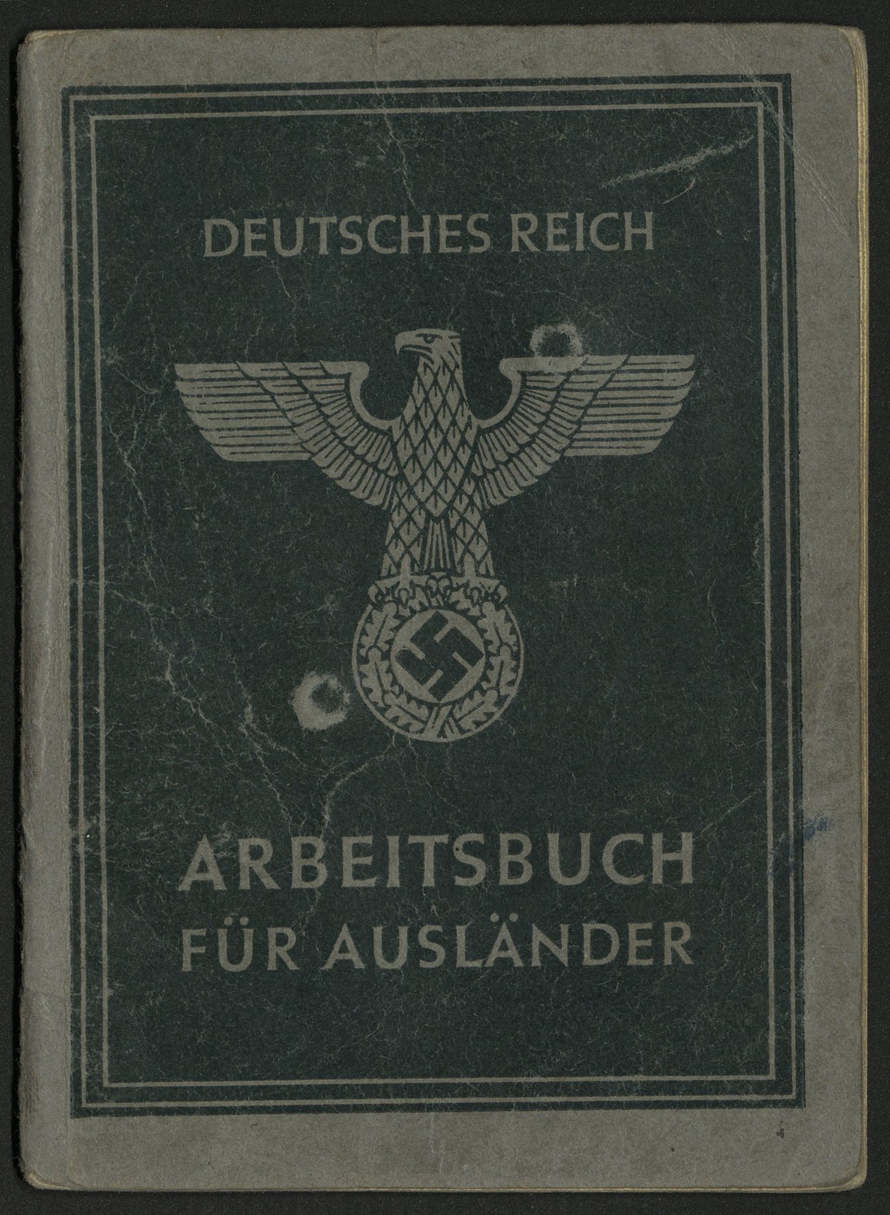 Arbeitsbuch von Jan Skórski, ehem. Zwangsarbeiter bei Trillke, Dokumentationszentrum NS-Zwangsarbeit/Sammlung Berliner Geschichtswerkstatt, dzsw11015