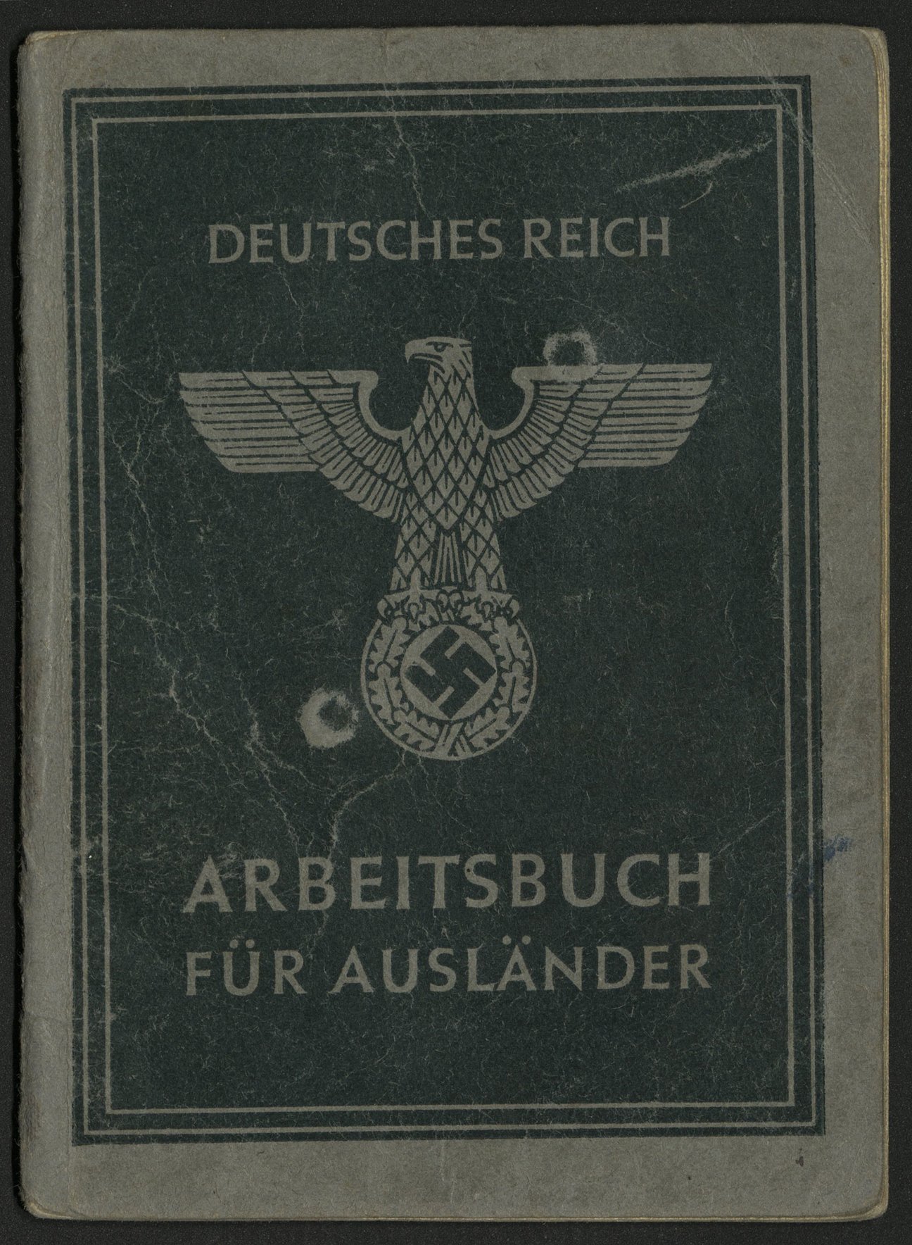 Arbeitsbuch von Jan Sk&oacute;rski, ehem. Zwangsarbeiter bei Trillke, Dokumentationszentrum NS-Zwangsarbeit/Sammlung Berliner Geschichtswerkstatt, dzsw11015