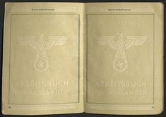 Arbeitsbuch von Jan Skórski, ehem. Zwangsarbeiter bei Trillke, Dokumentationszentrum NS-Zwangsarbeit/Sammlung Berliner Geschichtswerkstatt, dzsw11015