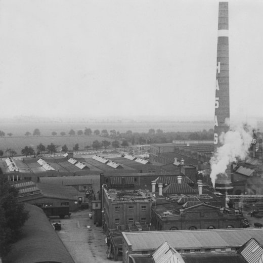 HASAG factory site in Leipzig, c. 1940 © Gedenkstätte für Zwangsarbeit Leipzig
