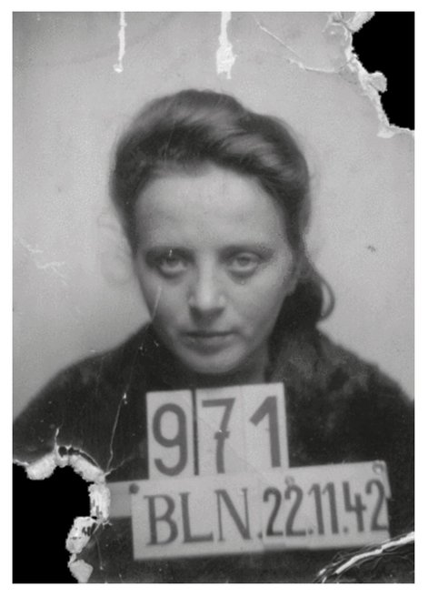 Erfassungsfoto von Maria Andrzejewska aus dem Durchgangslager Berlin-Wilhelmshagen, 22. November 1942, Stiftung Deutsch-Polnische Auss&ouml;hnung
