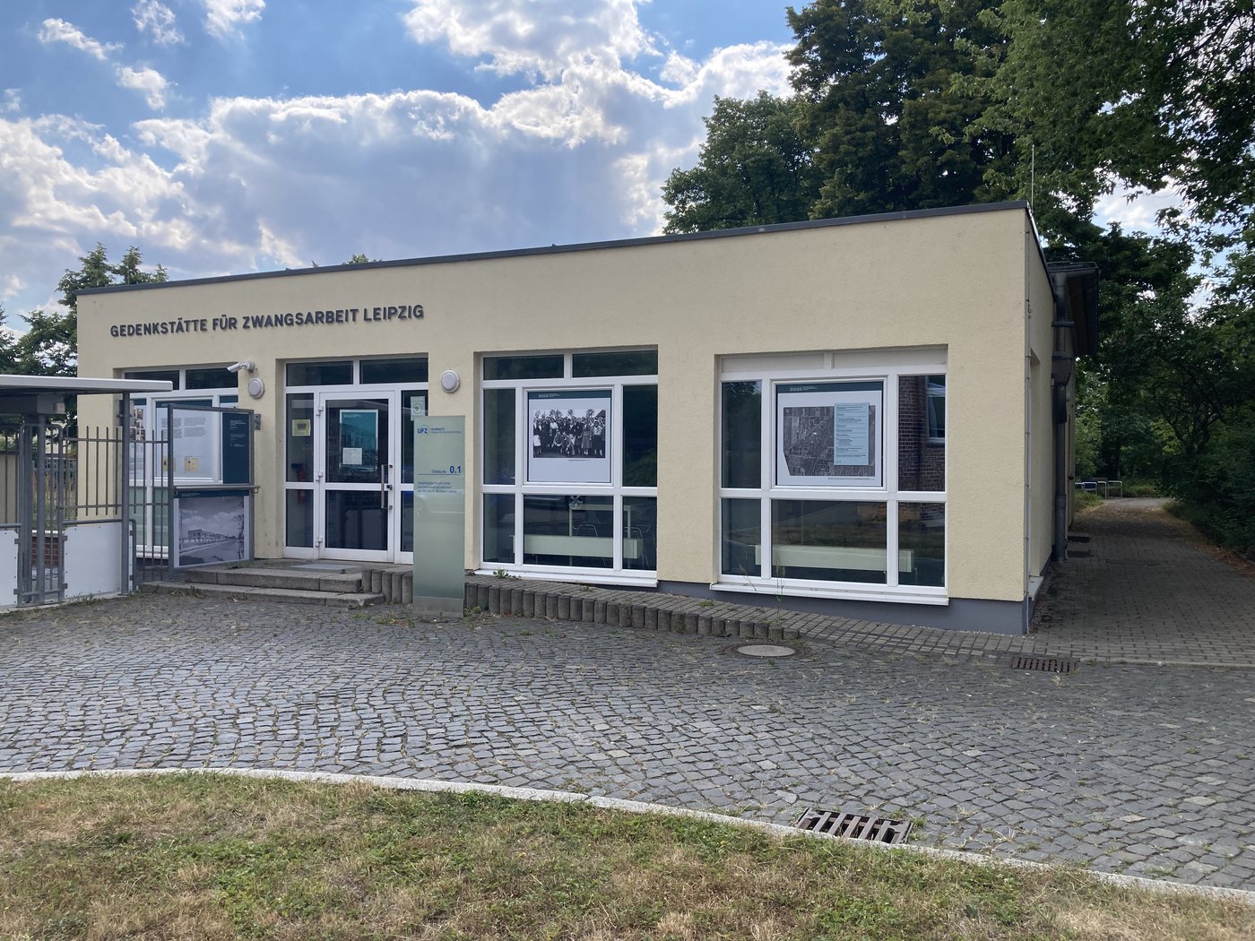 View of the Leipzig Nazi Forced Labour Memorial, 2022 © Gedenkstätte für Zwangsarbeit Leipzig